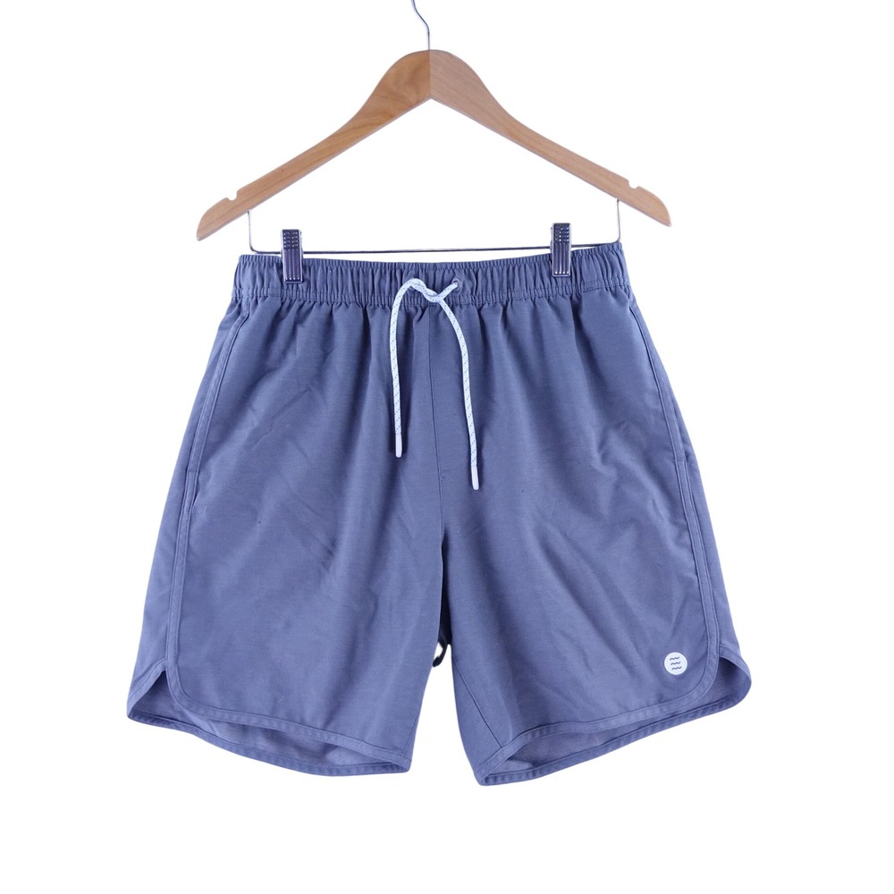 Free Fly Mens Size Medium Bamboo Lined Shorts Grey Elastic Waist Athletic
